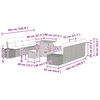 vidaXL Gartensofa-set mit Kissen 11 pcs Beige Poly-Rattan