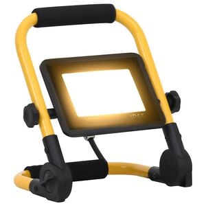 vidaXL LED-Fluter mit Handgriff 30 W Warmwei&szlig;