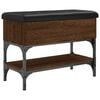 vidaXL Schuhbank Braun Eichen-Optik 62x32x45 cm Holzwerkstoff