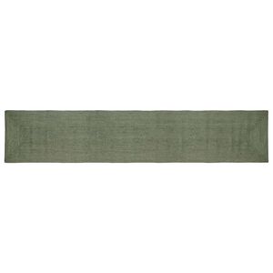 vidaXL Bereichsteppiche Rechtwinklig Olive Gr&uuml;n 80 x 400 cm Jute