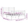 vidaXL Massivholzbett ohne Matratze 140x200 cm Kiefernholz