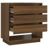 vidaXL Sideboard Braun Eichen-Optik 70x41x75 cm Holzwerkstoff