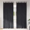 vidaXL Verdunkelungsvorh&auml;nge 2 pcs Dunkelgrau 140 x 225 cm Samt