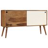 vidaXL Sideboard Massivholz Akazie 118x30x66 cm