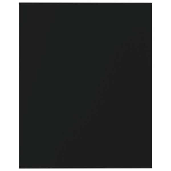 vidaXL B&uuml;cherregal-Bretter 8 Stk. Schwarz 40x50x1,5 cm Holzwerkstoff