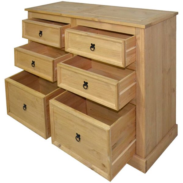 vidaXL Sideboard Mexiko-Stil Kiefernholz 110x43x81 cm