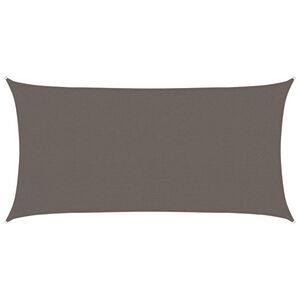 vidaXL Sonnensegel HDPE Rechteckig 2x4 m Anthrazit