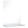 vidaXL Wandspiegel mit Regal 50&times;70 cm Hartglas