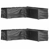 vidaXL Gartenm&ouml;bel-Abdeckungen in L-Form 2 Stk. 16 &Ouml;sen 250x250x70 cm