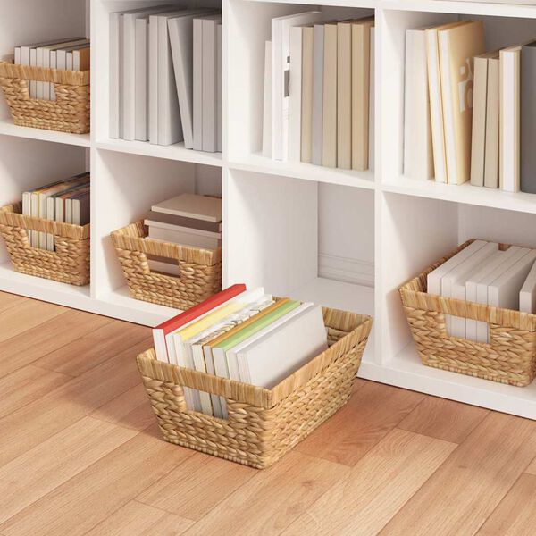 vidaXL Aufbewahrungsk&ouml;rbe 2 pcs Natur 38 x 28 x 15 cm Wasserhyazinthe