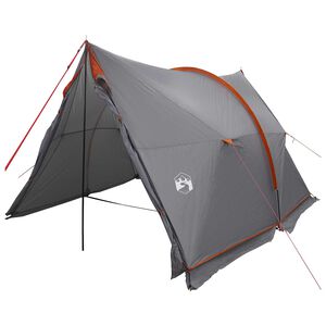 vidaXL Wasserdichter Pavillon Grau und Orange