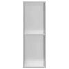 vidaXL Duschnische Silber 60 x 20 x 9.5 cm Edelstahl