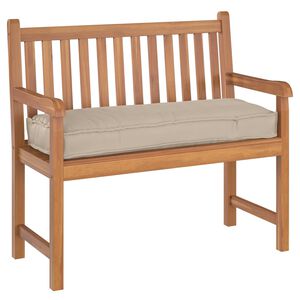 vidaXL Kissen Taupe 110 x 40 x 8 cm Oxford-Stoff