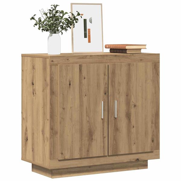 vidaXL Sideboard Artisan-Eiche 80x40x75 cm Holzwerkstoff