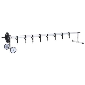 vidaXL Aufrollvorrichtung f&uuml;r Poolabdeckung Edelstahlbasis