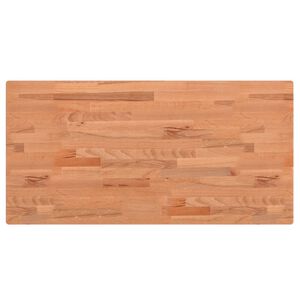 vidaXL Tischplatte 80x40x1,5 cm Rechteckig Massivholz Buche