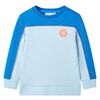vidaXL Kinder-Sweatshirt Knallblau und Hellblau 116
