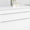 vidaXL Schrankgriff 12 pcs Silber 900 mm Edelstahl