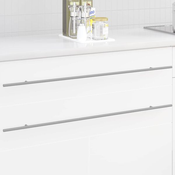 vidaXL Schrankgriff 12 pcs Silber 900 mm Edelstahl