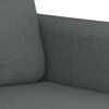 vidaXL 2-Sitzer-Sofa Dunkelgrau 120 cm Stoff