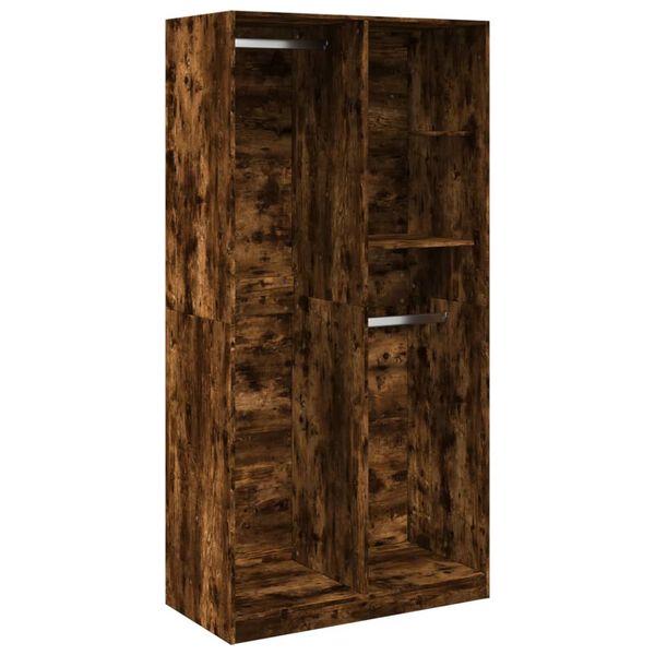 vidaXL Kleiderschrank R&auml;uchereiche 100x50x200 cm Holzwerkstoff