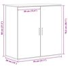 vidaXL Sideboard Altholz 79 x 38 x 80 cm Holzwerkstoff