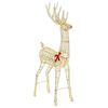 vidaXL 3D Weihnachtsrentier LOVIISA 250 LEDs Warmes Wei&szlig;