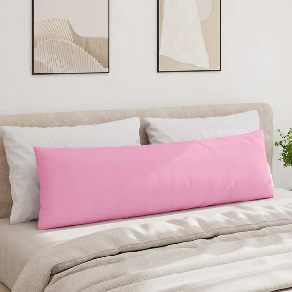 vidaXL Sofakissen 2 Stück Rosa 145 x 40 cm Stoff