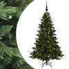 vidaXL K&uuml;nstlicher Weihnachtsbaum mit Weihnachtskugel 120 cm 150 LEDs