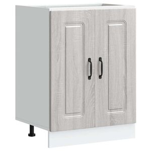vidaXL Sp&uuml;lenunterschrank Kalmar Grau Sonoma 60x46x81,5 cm