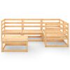 vidaXL 5-tlg. Garten-Lounge-Set Massivholz Kiefer