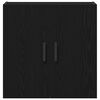 vidaXL Wandmontierter Schrank Schwarz Eichen-Optik 60 x 31 x 60 cm