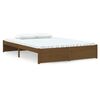 vidaXL Massivholzbett Honigbraun 140x190 cm