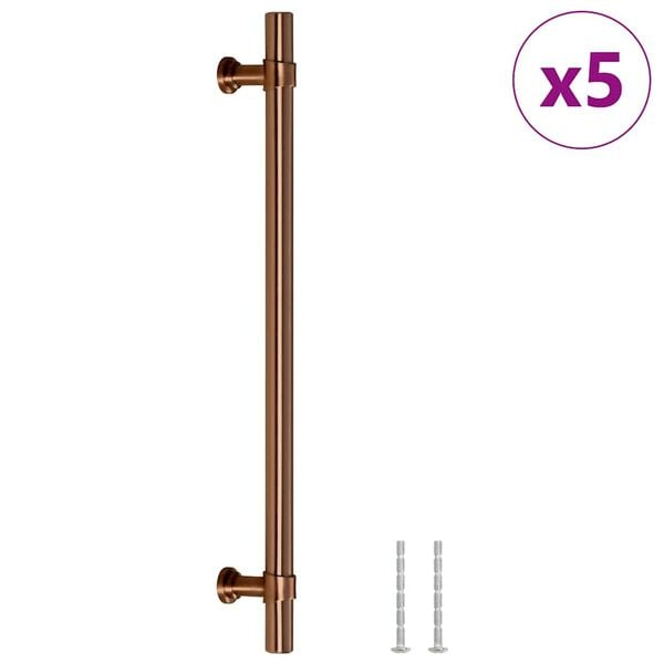 vidaXL M&ouml;belgriffe 5 Stk. Bronzen 192 mm Edelstahl