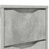 vidaXL Nachttische 2 pcs Beton Grau 30,5 x 30 x 43 cm Holzwerkstoff