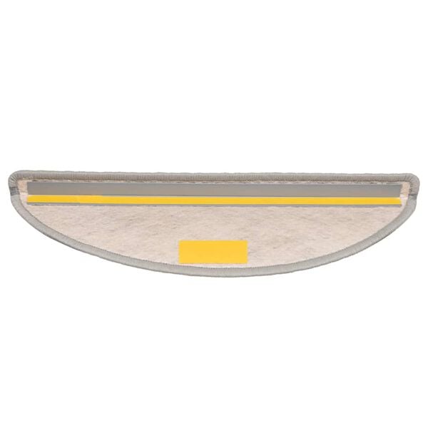 vidaXL Stufenmatten Selbstklebend Sisal-Optik 30Stk. 56x17x3cm Silbern