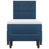 vidaXL Boxspringbett mit Matratze mit Kopfteil Blau 90 x 190 cm Stoff