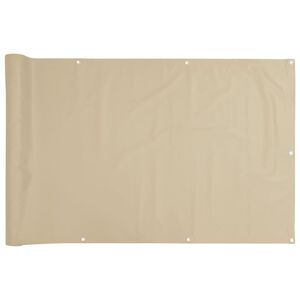 vidaXL Balkonsichtschutz Oxfordgewebe 75x400 cm Beige