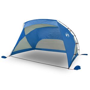 vidaXL Strandzelt Azurblau 274x178x170/148 cm 185T Polyester