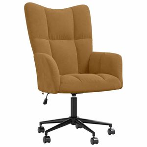 vidaXL Relaxsessel Braun Samt
