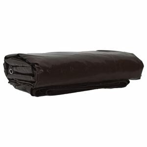 vidaXL Plane 650g / m&sup2; Braun 2 x 3 m Canvas mit PVC-Beschichtung