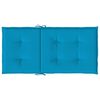 vidaXL Gartenstuhlauflagen f&uuml;r Niedriglehner 6 Stk. Blau 100x50x3 cm