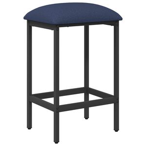 vidaXL Barhocker Blau 40 x 32 x 64 cm Holzwerkstoff