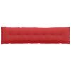 vidaXL R&uuml;ckenkissen Rot 200 x 19 x 50 cm Stoff