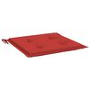 vidaXL Gartenstuhl-Kissen 2 Stk. Rot 40x40x4 cm Oxford-Gewebe