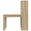 vidaXL Schreibtisch Sonoma-Eiche 122 x 67 x 145 cm Holzwerkstoff