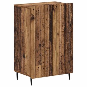 vidaXL Schuhschrank ZWOLLE 59,5 x 39,5 x 91,5 cm Holzwerkstoff Altholz