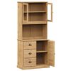 vidaXL Highboard VIGO 78x40x175 cm Massivholz Kiefer