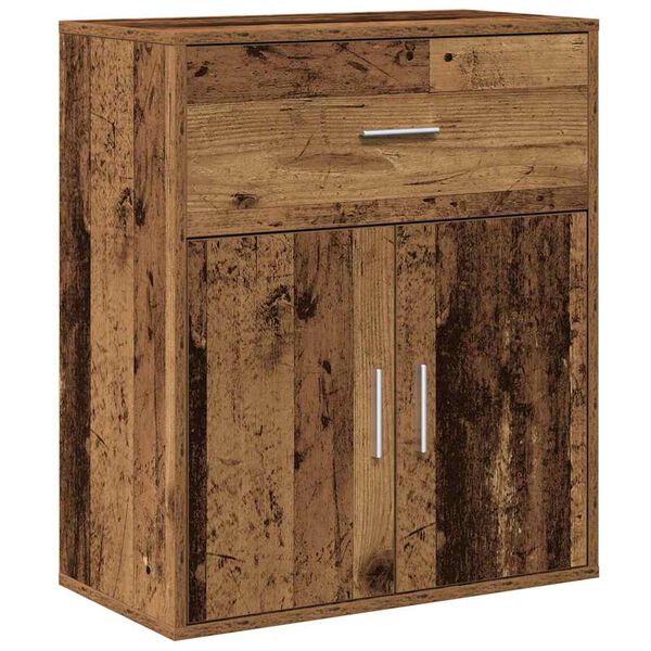 vidaXL Sideboard mit Schubladen Altholz 60 x 31 x 70 cm Holzwerkstoff