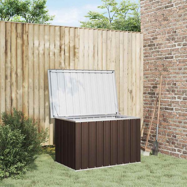 vidaXL Garten-Aufbewahrungsbox Braun 109 x 67 x 65 cm